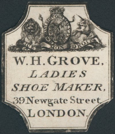 Carte de visite de W H Grove - English School