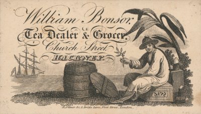 Carte de visite de William Bonsor - English School