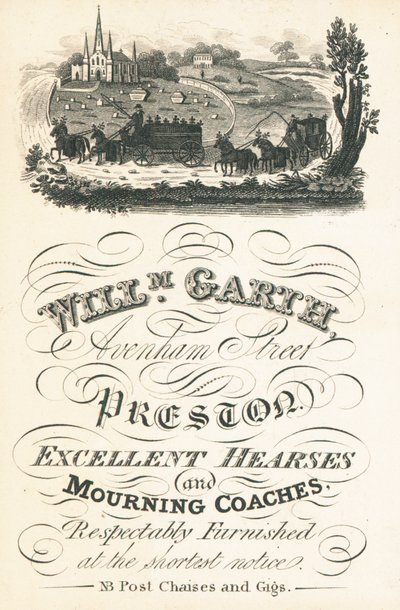 Carte de visite, William Garth - English School