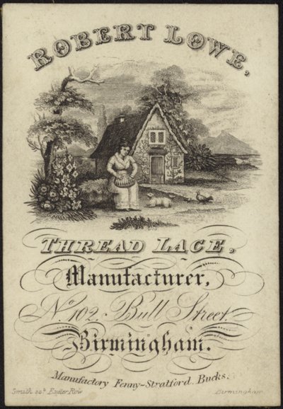 Carte de visite pour Robert Lowe - English School