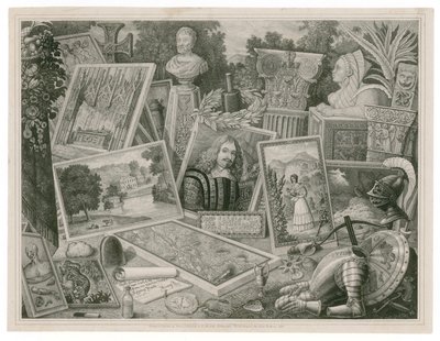 Carte de visite de Robert Martin, promotion des compétences en art lithographique, 1830 - English School