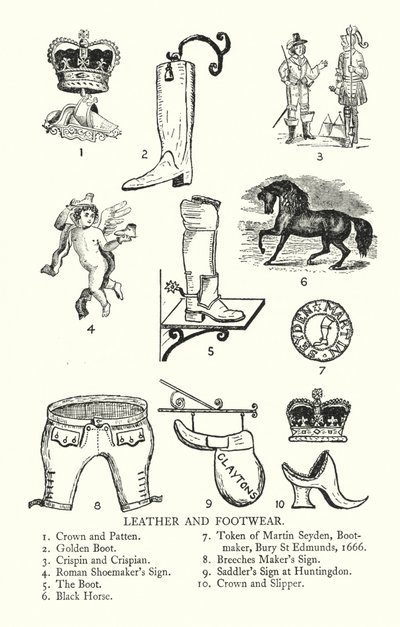 Enseignes commerciales : Cuir et chaussures - English School