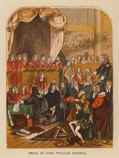 Procès de Lord William Russell - English School