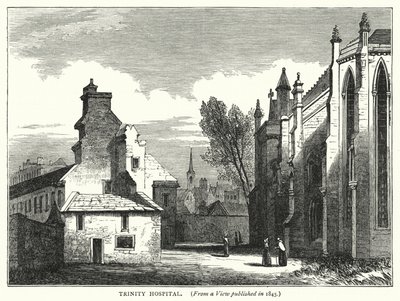 Hôpital de la Trinité (gravure) - English School