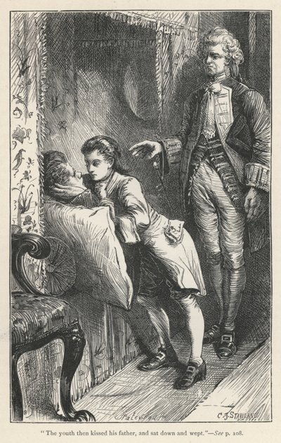 Tristram Shandy, la mort de Le Fevre - English School