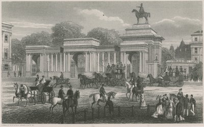 Arc de triomphe, Hyde Park Corner, Londres - English School