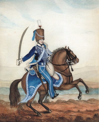 Cavalier des 18e Hussards - English School