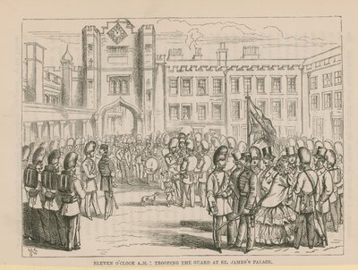 La relève de la garde au palais de St James - English School
