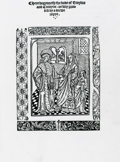 Troylus et Creseyde par Geoffrey Chaucer - English School