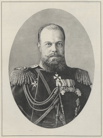 Tsar Alexandre III de Russie - English School