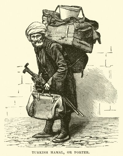 Hamal turc, ou porteur - English School