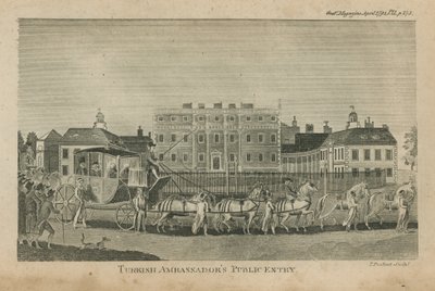 Entrée publique des ambassadeurs turcs - English School