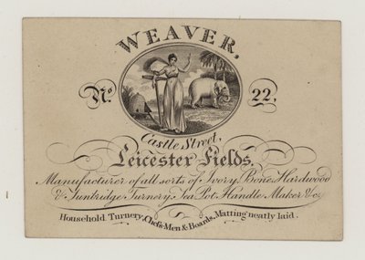 Tourneur, Weaver - English School