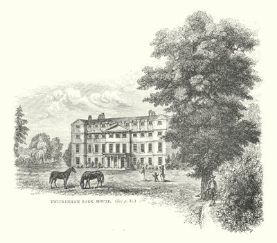 Twickenham Park House (gravure) - English School