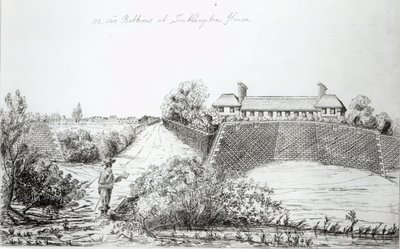 Deux batteries à Southampton House - English School