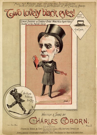 Deux beaux yeux noirs! - écrit et chanté par Charles Coborn - English School