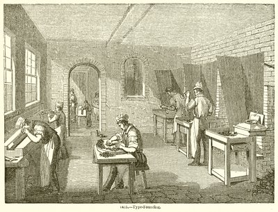 Fonderie de caractères - English School
