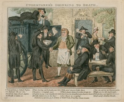 Entrepreneurs de pompes funèbres se régalant à Death