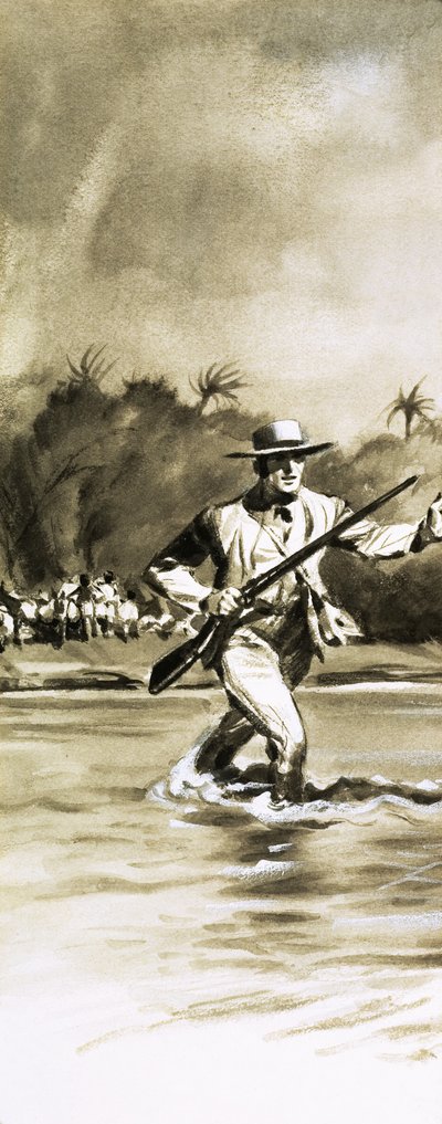 Un homme non identifié s