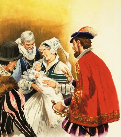 Mère et bébé non identifiés - English School