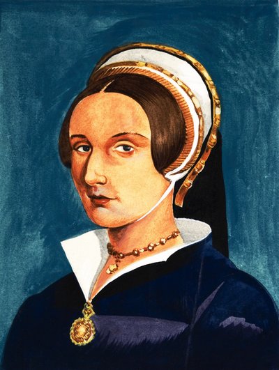 Portrait non identifié de femme - English School