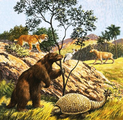 Créatures préhistoriques non identifiées - English School
