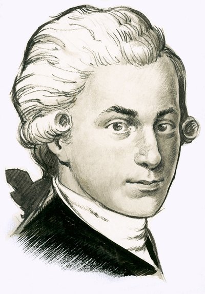 Jeune homme non identifié, possiblement Mozart - English School