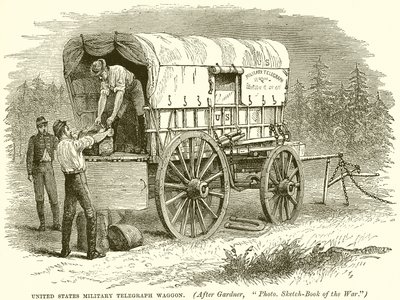 Wagon télégraphique militaire des États-Unis - English School