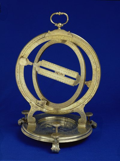 Cadran équinoxial universel, probablement fabriqué par Thomas Heath, vers 1730 (laiton) - English School