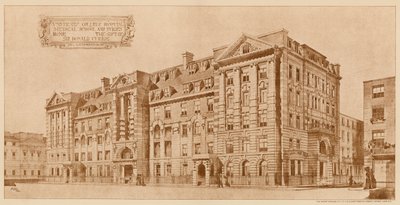University College Hospital, École de médecine et maison des infirmières - English School