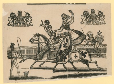 Scène de cirque sans titre : Équitation - English School
