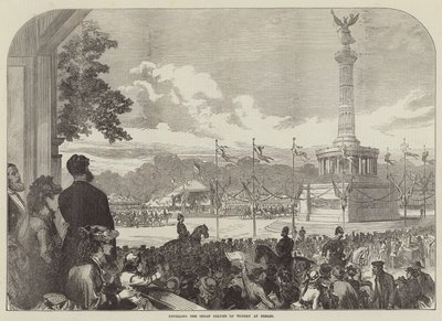 Dévoilement de la colonne de la victoire de Sedan à Berlin - English School