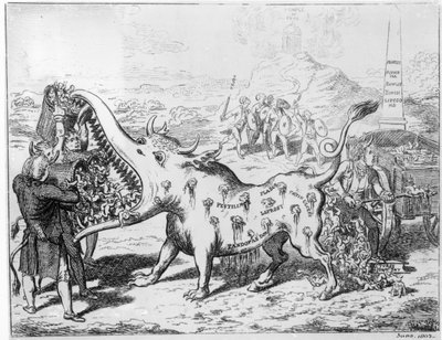Vaccination, publié par J.L. Stuart, 1802 - English School