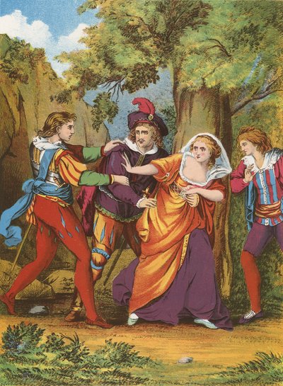 Valentine, Proteus, Silvia et Julia - English School