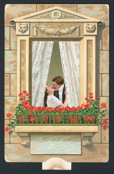 Carte de Saint-Valentin avec couple s