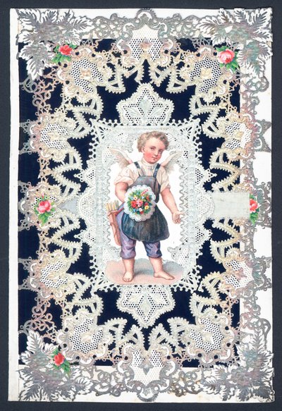 Carte de vœux pour la Saint-Valentin avec Cupidon - English School