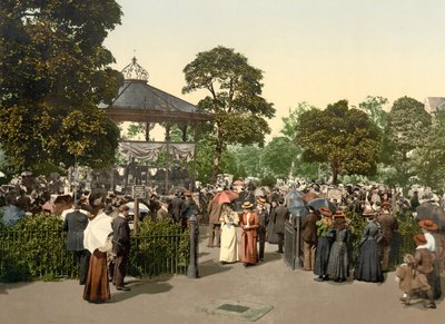 Jardins de la vallée, Harrogate, pub. 1900 - English School