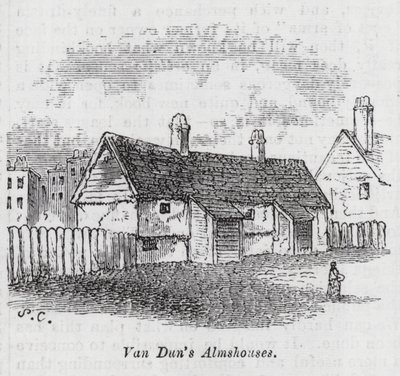 Hospices de Van Dun (gravure) - English School