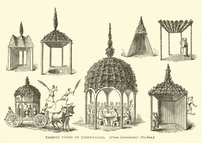 Diverses formes de Tabernacles - English School