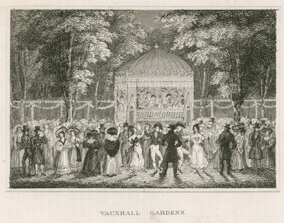 Jardins de Vauxhall, Londres - English School
