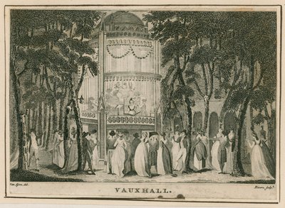 Jardins de Vauxhall, Londres - English School