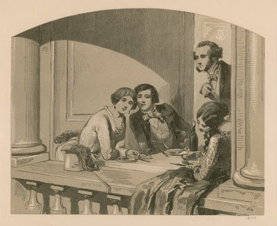 Les jardins de Vauxhall, Londres - English School