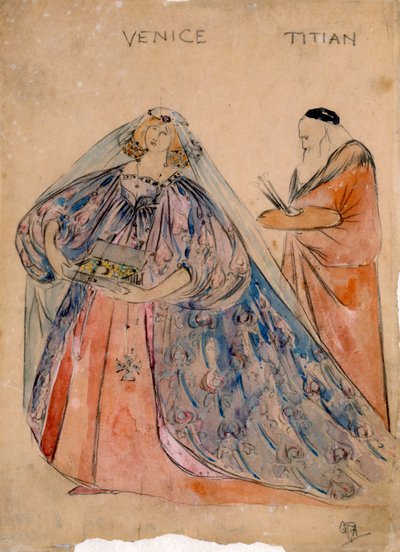 Vénus et Titan, années 1890 - English School