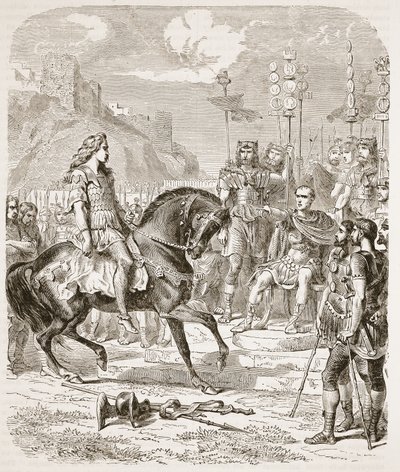 Vercingétorix devant César - English School