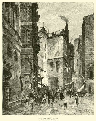 Via San Luca, Gênes - English School