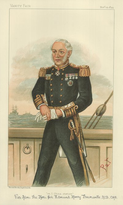 Vice-amiral Le Hon Sir Edmund Robert Freemantle - English School