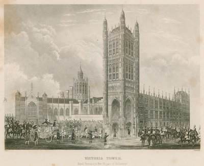 Tour Victoria, Palais de Westminster, Londres - English School