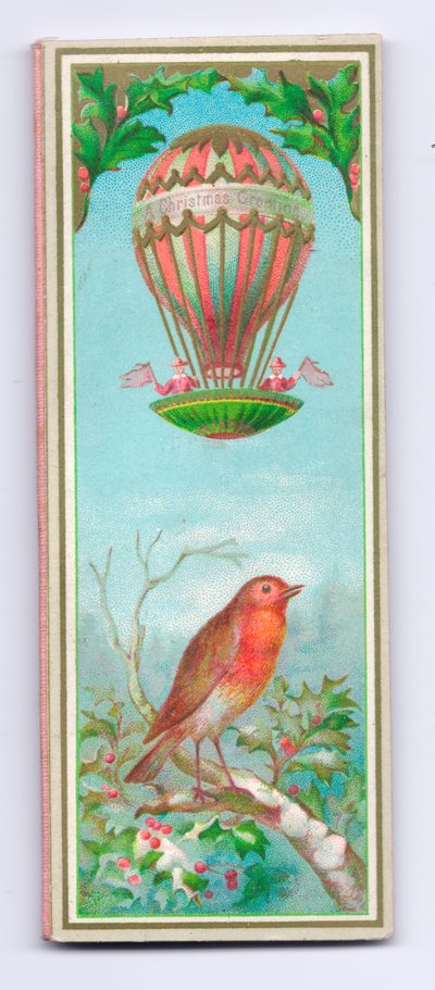 Carte de Noël victorienne, vers 1880 - English School