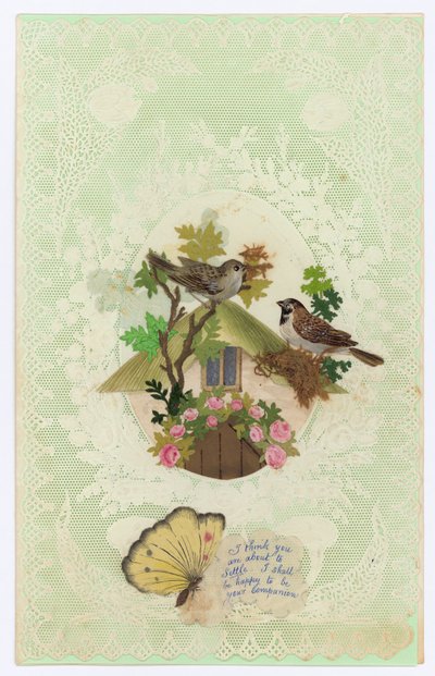 Carte de Saint-Valentin victorienne - English School