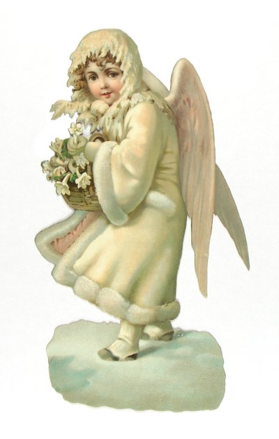 Relief en papier victorien d